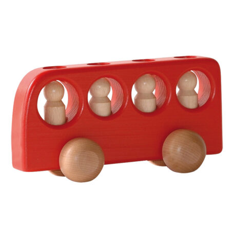 Ostheimer Bus with 4 Passengers, red