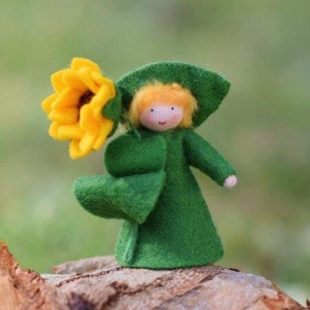 Ambrosius Flower Fairy Sunflower in Hand Boy