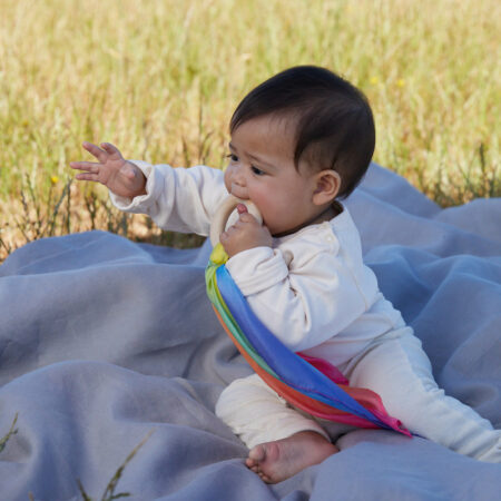 Sarah's Silks Rainbow Teether