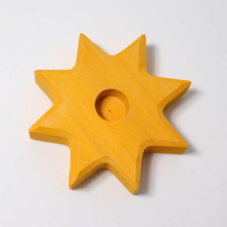 Grimm's Candle Holder Yellow Star