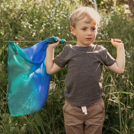 Sarah's Silks Mini Earth Playsilk Ocean