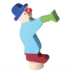 Grimm's Juggling Clown Decoration, Blue