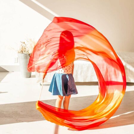 Sarah's Silks Giant Playsilk Fire